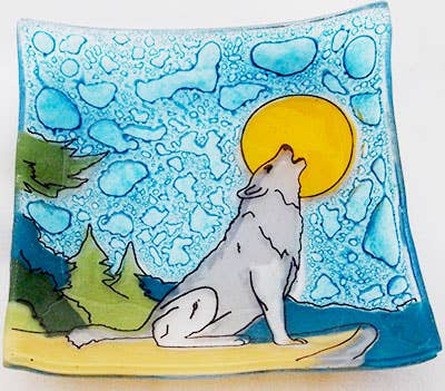 Wolf Square Dish