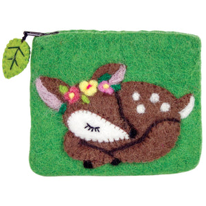 Sleeping Fawn Coin Purse