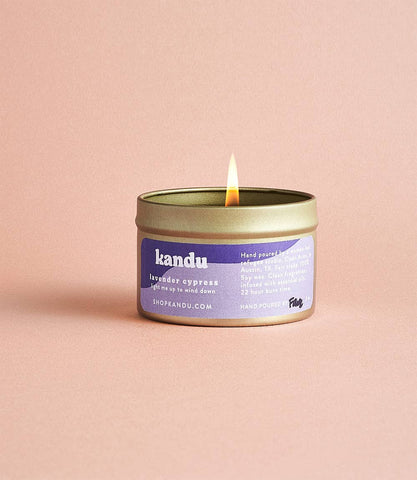 lavender cypress 3oz candle
