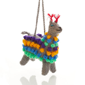 Pom Llama Ornament