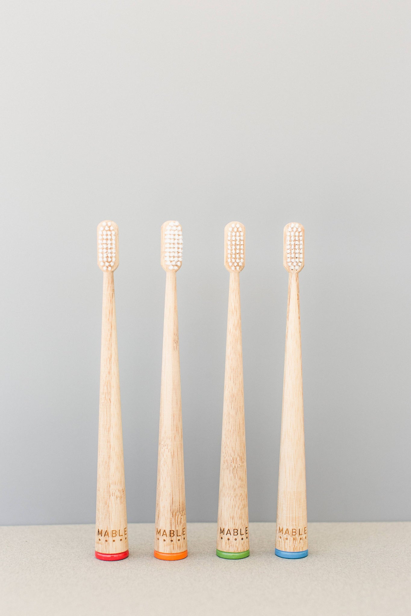 Bamboo Toothbrush by MABLE - Four Pack - Original