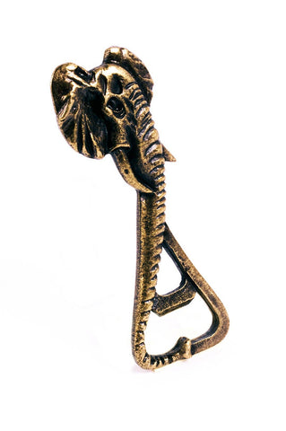 Elephant Trunk Brass Bottle Opener