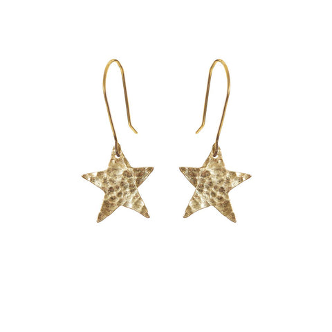 Star Earrings - Gold | Just Trade