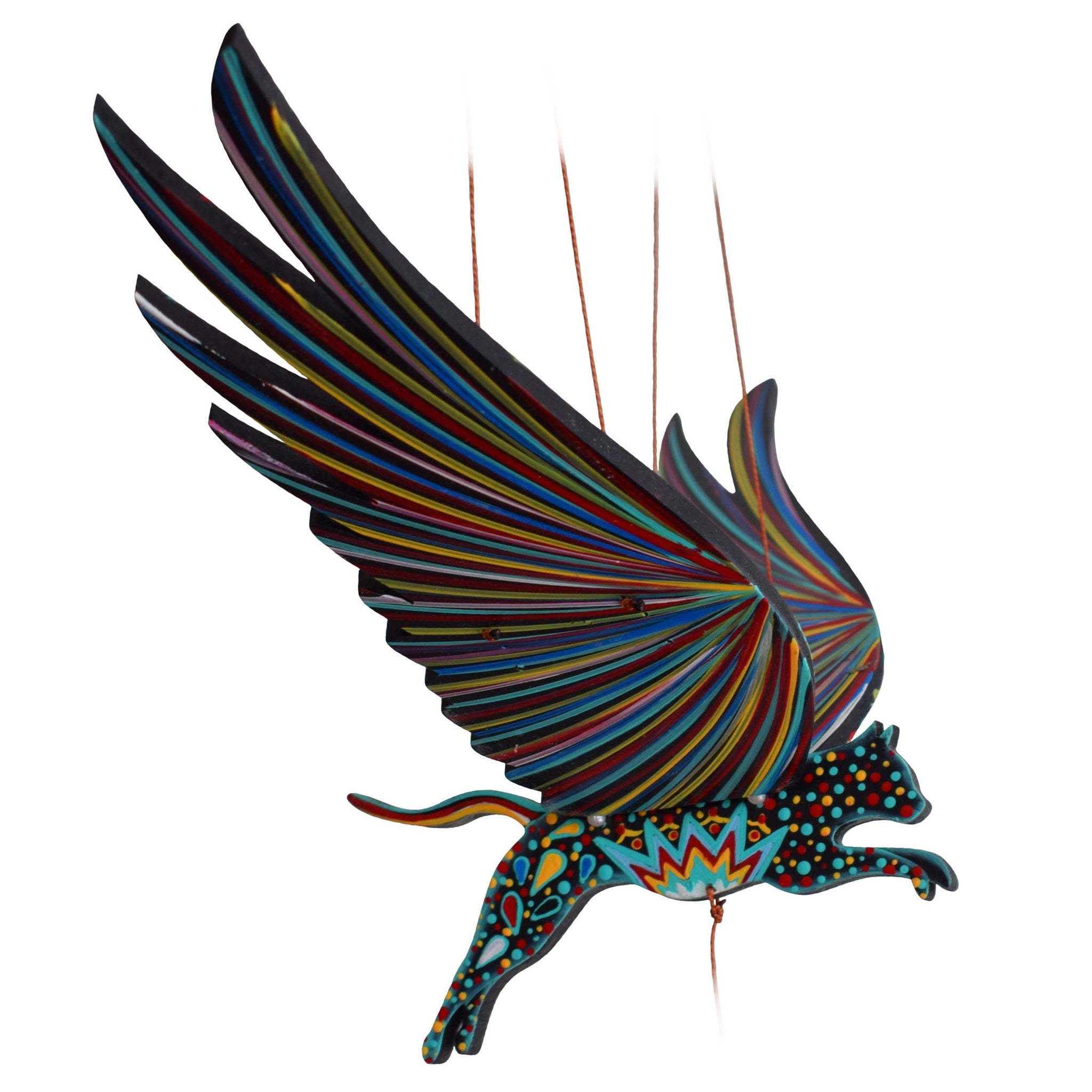 Cat Alebrije Flying Mobile