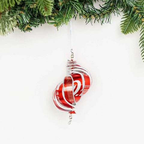 Recycled Spiral Ornament