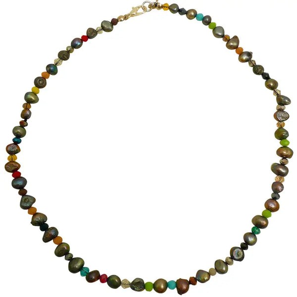 Peacock Rainbow Necklace