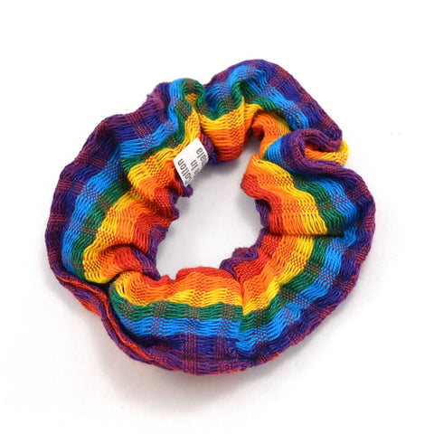 Rainbow Scrunchie