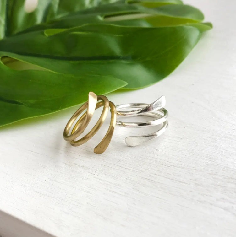 Coiled Wrap Ring