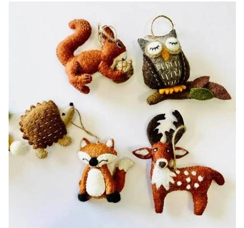 Forest Animals Ornaments