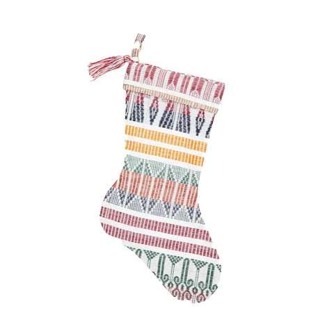 Guatemalan Brocade Christmas Stocking