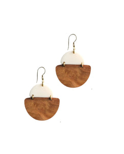 Mod Wood Earrings