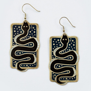 Snake Scene Earrings