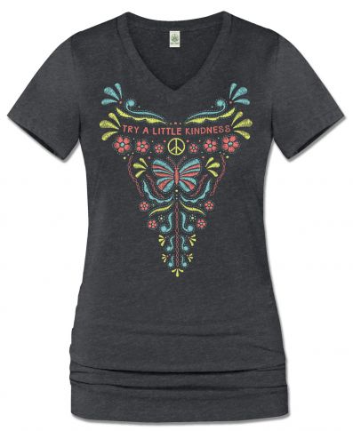 Try Kindness Hemp Viscose V-Neck