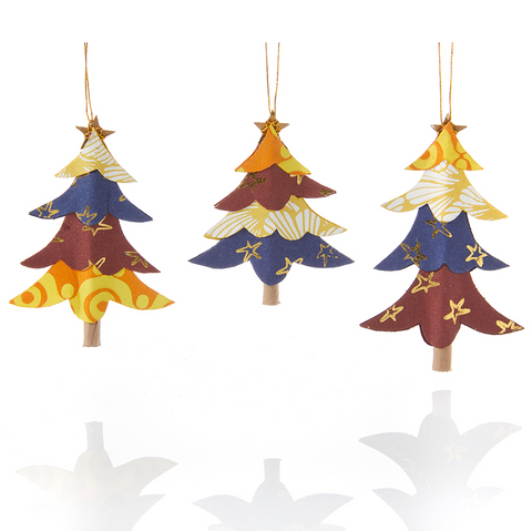 Christmas Forest Paper Ornaments