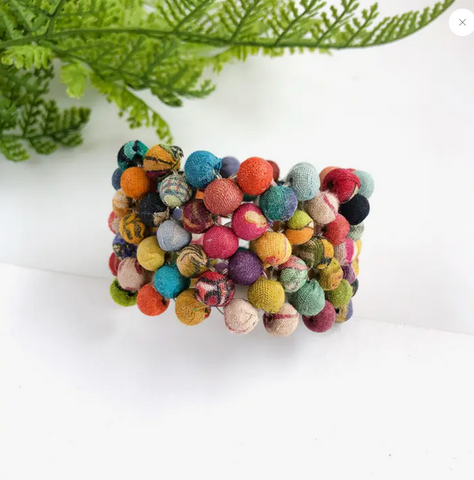 Woven Kantha Bracelet