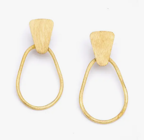 Kaia Earrings - Gold Hoop