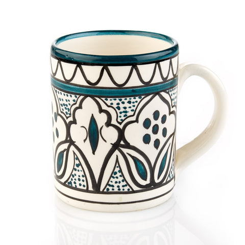 Teal Jasmine West Bank Mug