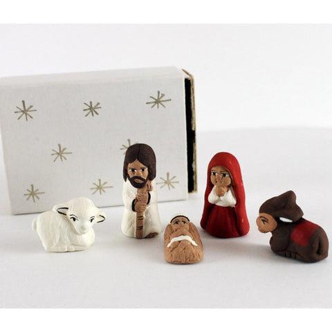 Tiny Matchbook Nativity