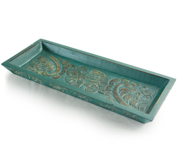 Small Carved Wooden Tray