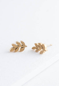 Frosted Rowen Stud Earrings