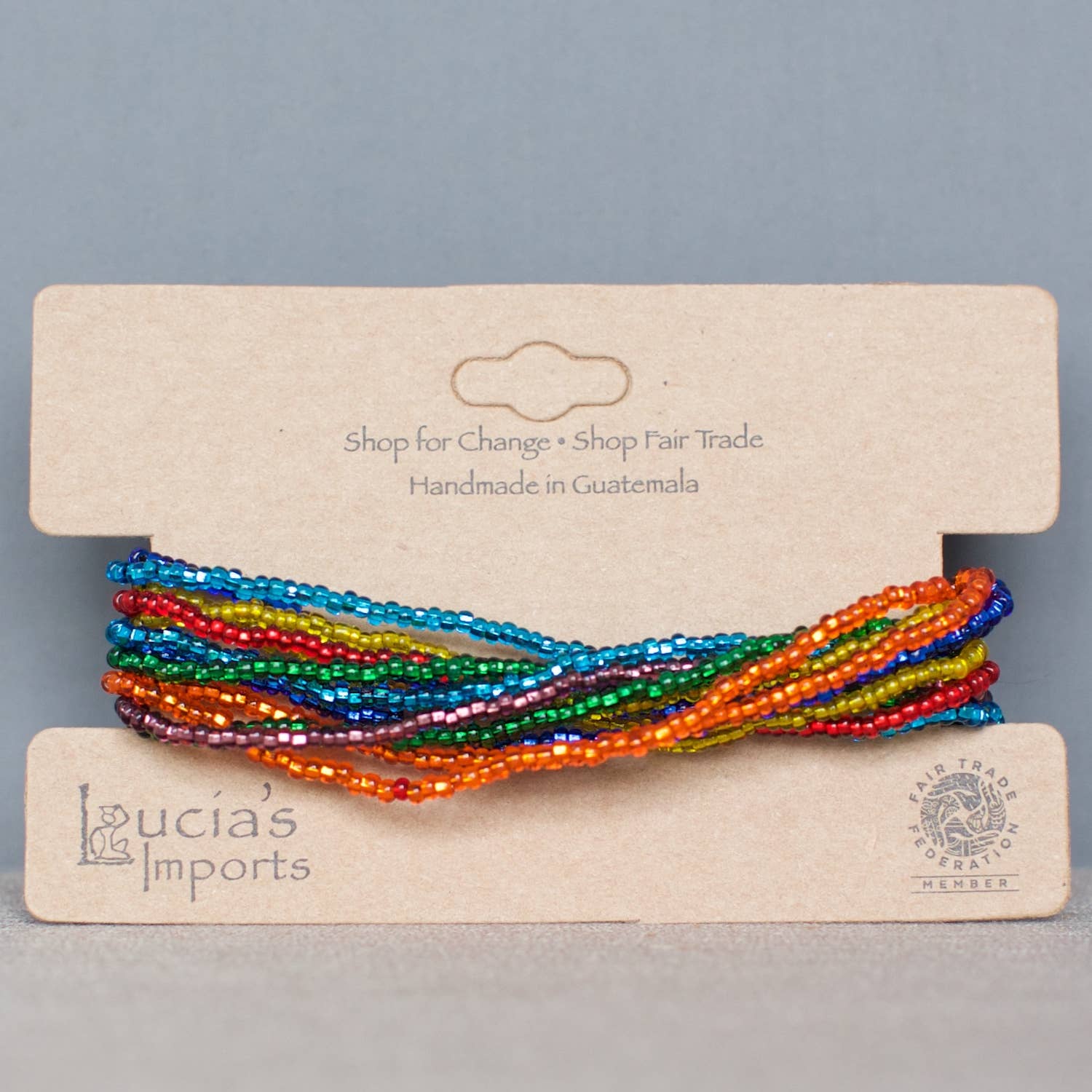 Rainbow 12 Strand Bracelet