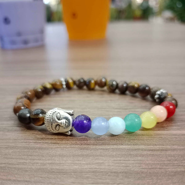 Namaste Chakra Elastic Bracelet