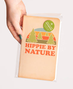 Hippie By Nature Recycled Notebook