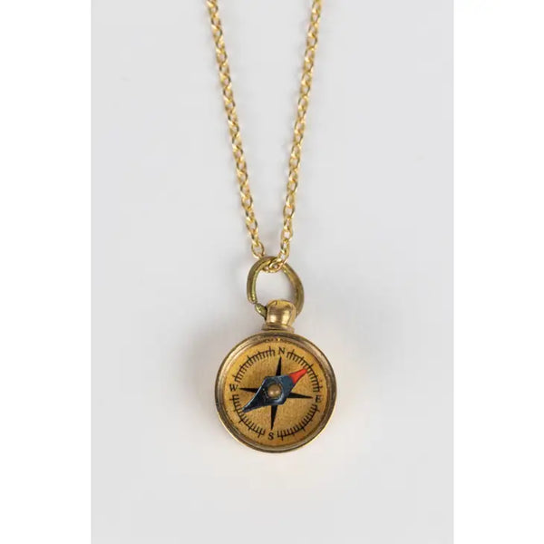 Find Your Way Compass Necklace