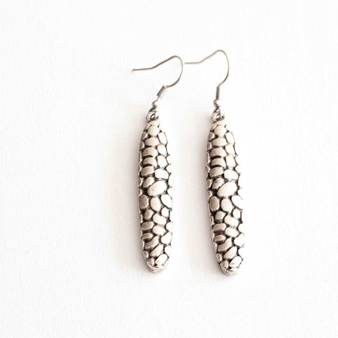 Pulsation silver plated Earrings