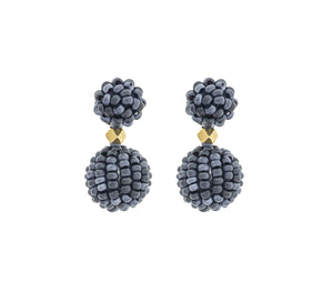 The Waldorf Earring -Midnight Blue