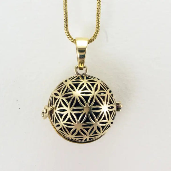 Flower Of Life Diffuser Necklace