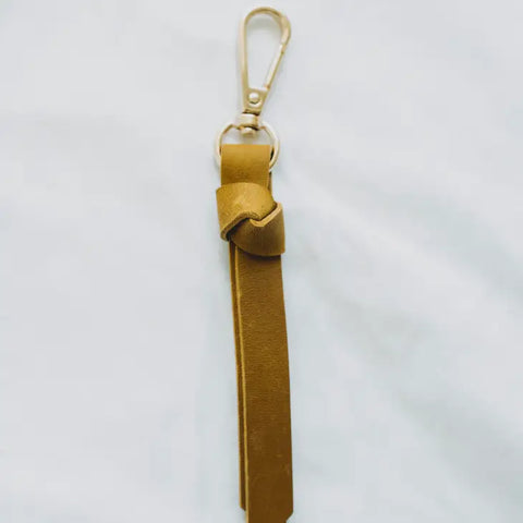 The Kindness Knot Leather Keychain