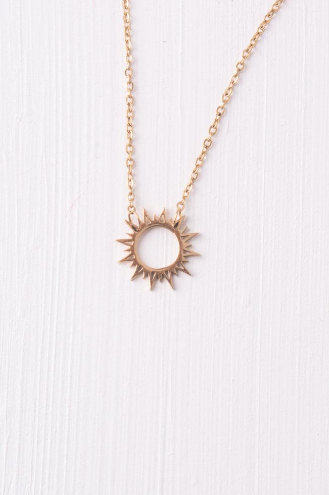 Mallory Sun Necklace