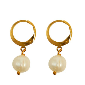 Drop Pearl Earrings