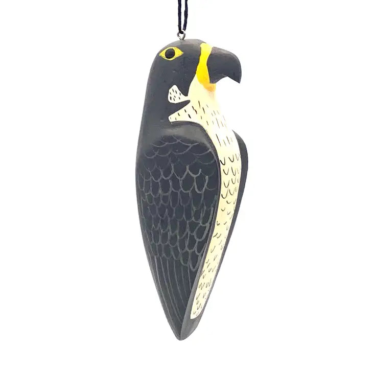Peregrine Falcon Balsa Ornament