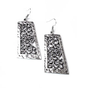 "Sivas" silver plated Earrings