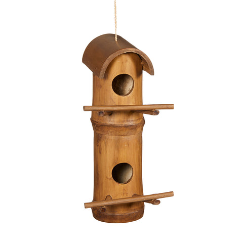 Townhouse Bamboo Birdhouse