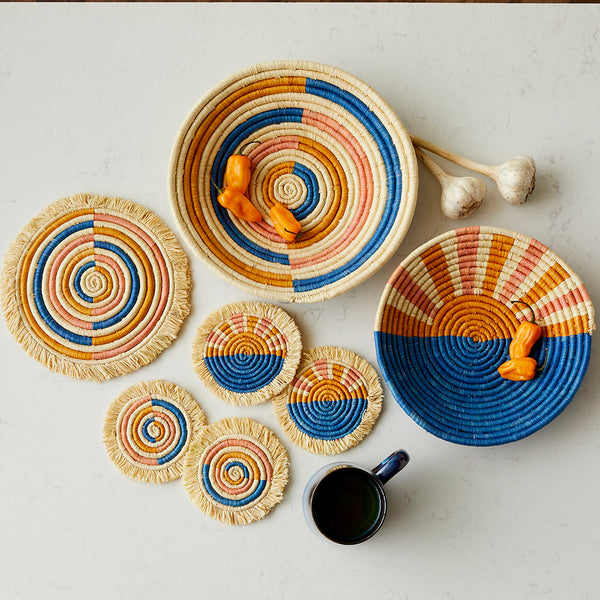 Seashell Raffia Trivet