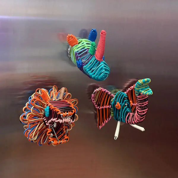 Wire Magnet Animal Heads